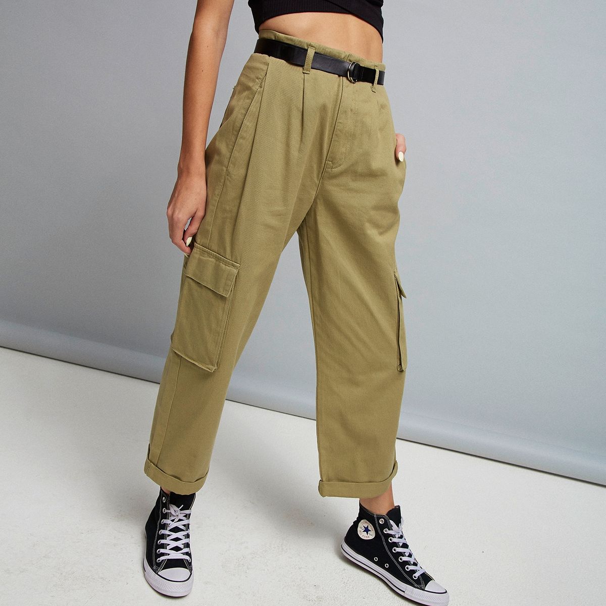 AMERICANINO - Jeans Wide Leg Tiro Alto Mujer Americanino