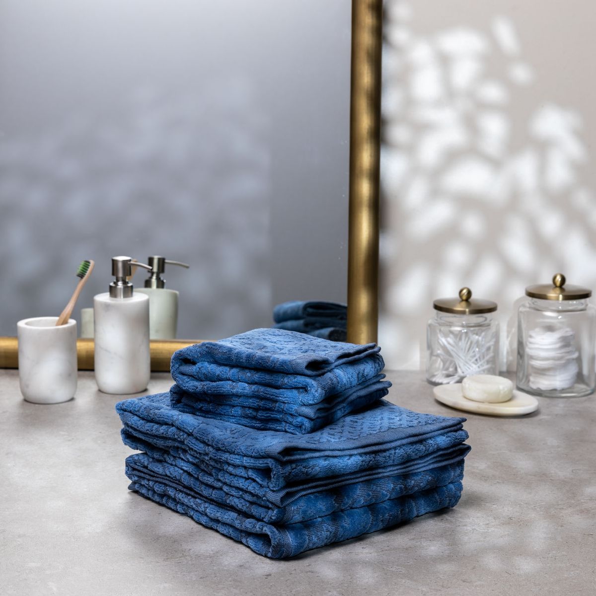 ROBERTA ALLEN - Juego De Toallas Roberta Allen Collona 100% Algodón Blanco