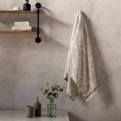 Imagen 2 del producto Toalla De Mano Olga Lino 40X79 Cm Beige