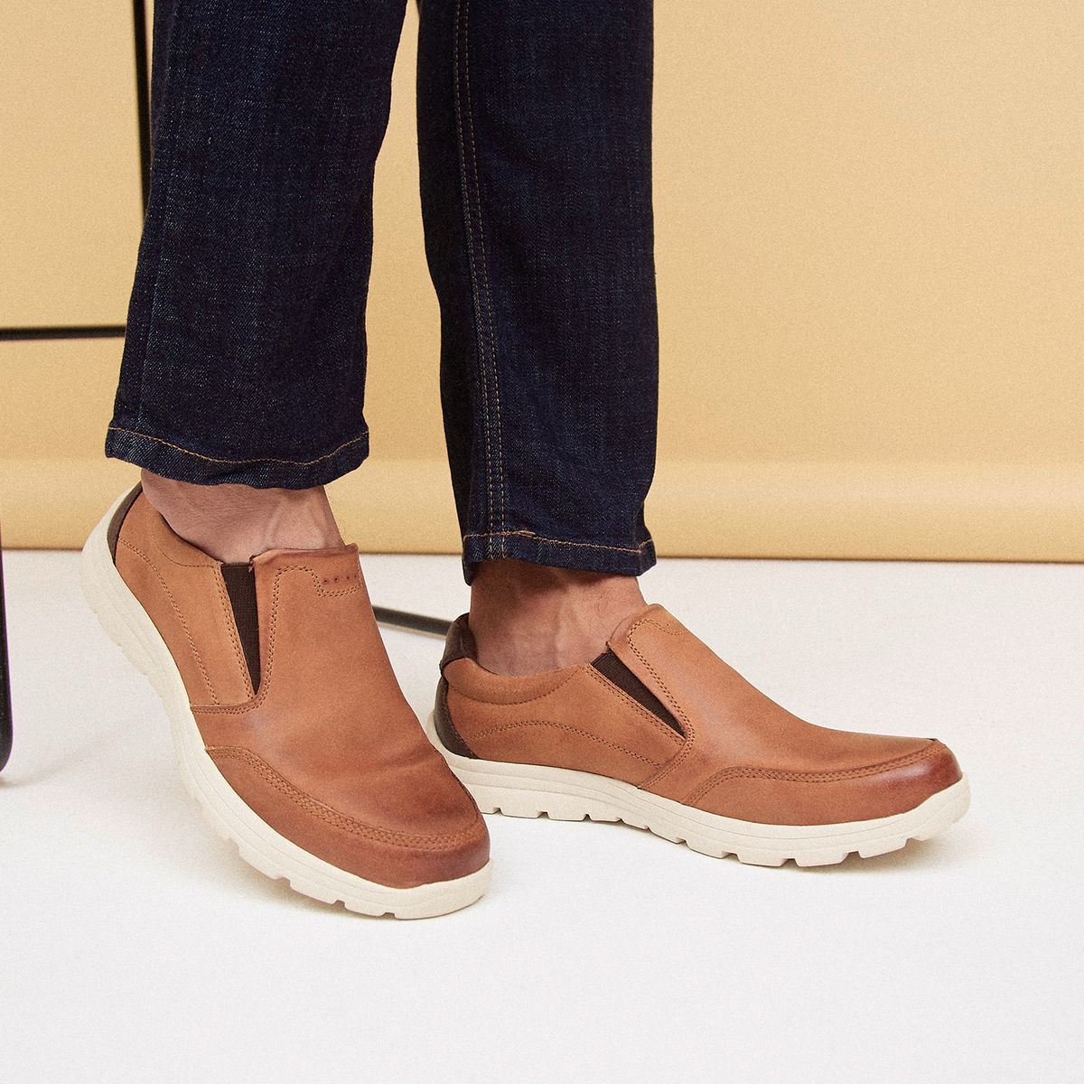 UNIVERSITY CLUB - University club. Zapato casual hombre cuero cafe