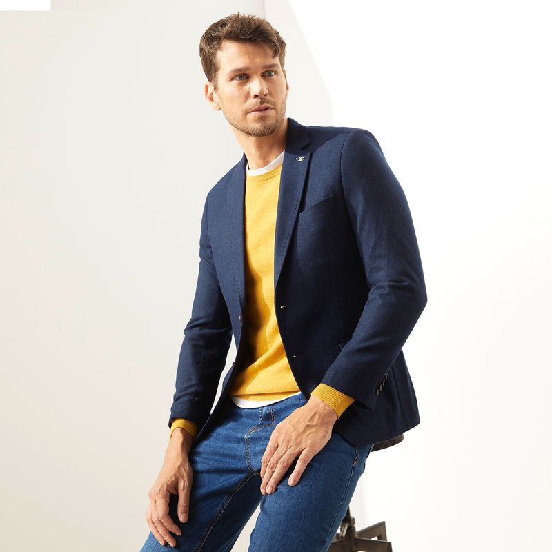 WOLF&HANK - Wolf & Hank Blazer Lana Slim Fit Hombre