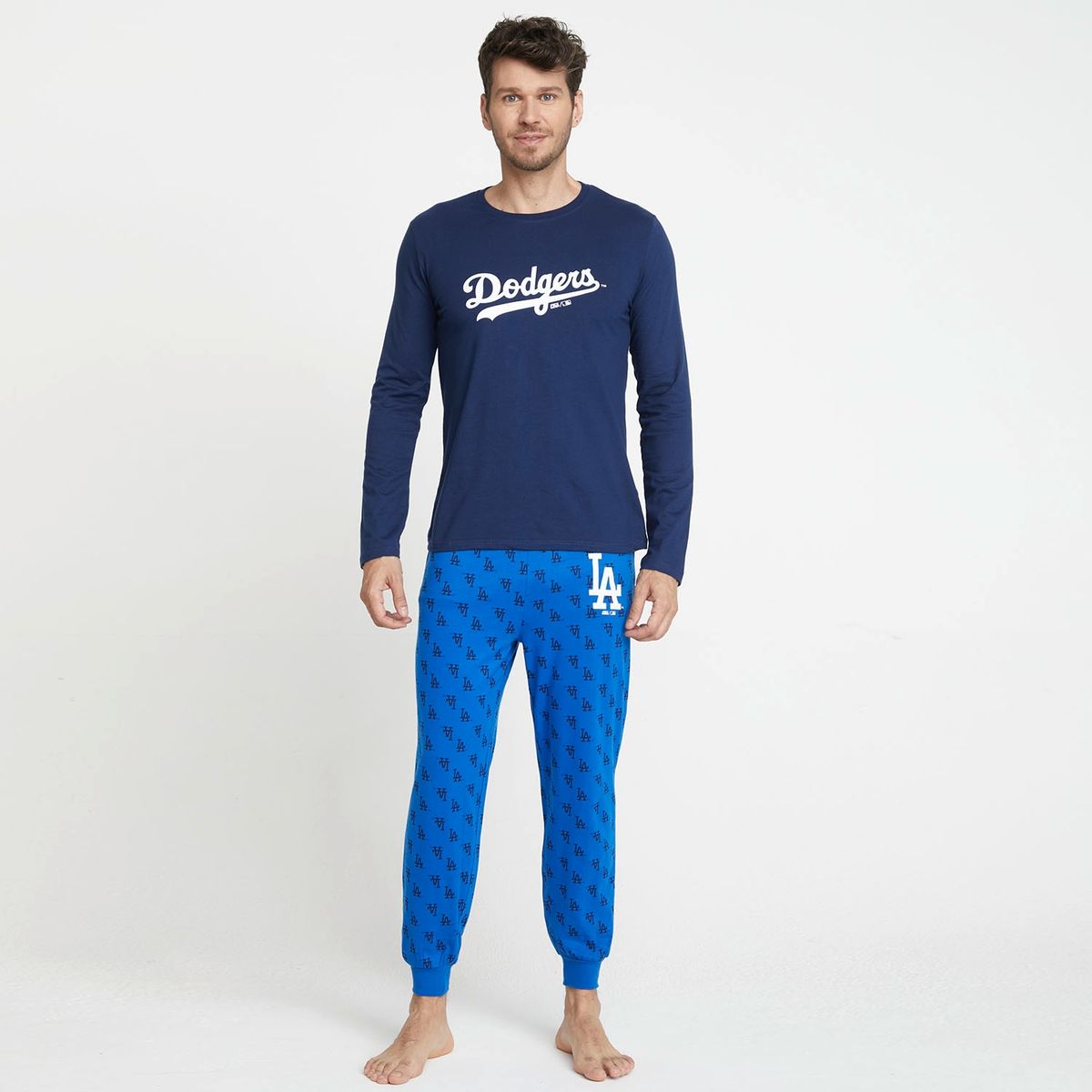 NBA - Pijama Manga Larga Algodón Hombre Nba