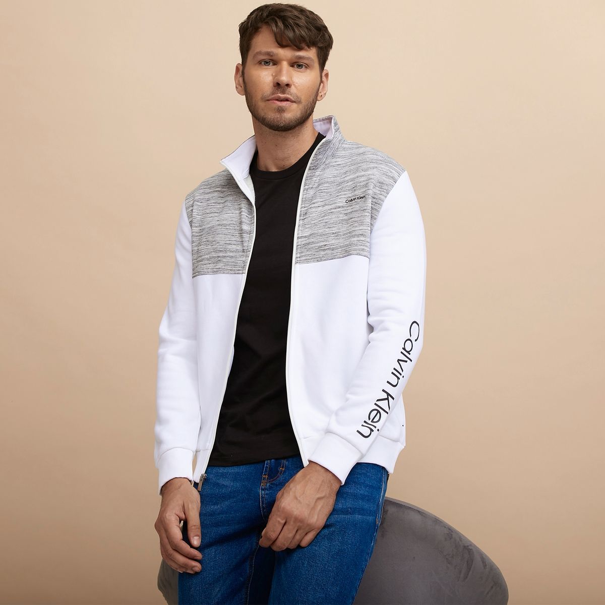 CALVIN KLEIN - Calvin Klein Polerón Algodón Hombre