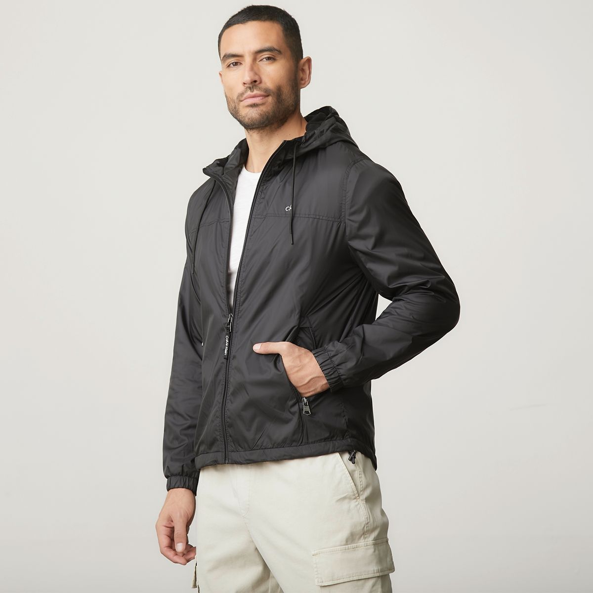 CALVIN KLEIN - Cortaviento Full Zipper Hombre Calvin Klein
