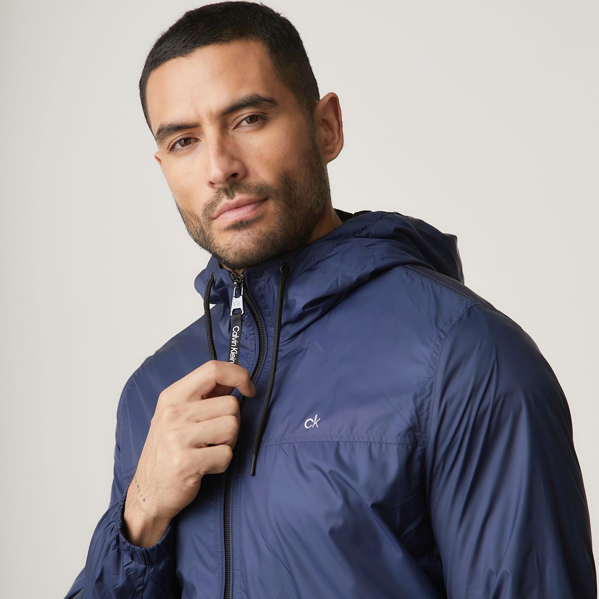 CALVIN KLEIN - Cortaviento Full Zipper Hombre Calvin Klein
