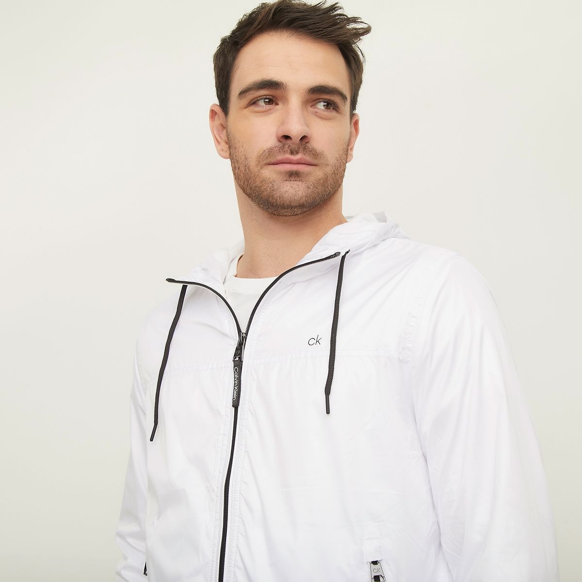 CALVIN KLEIN - Cortaviento Full Zipper Hombre Calvin Klein