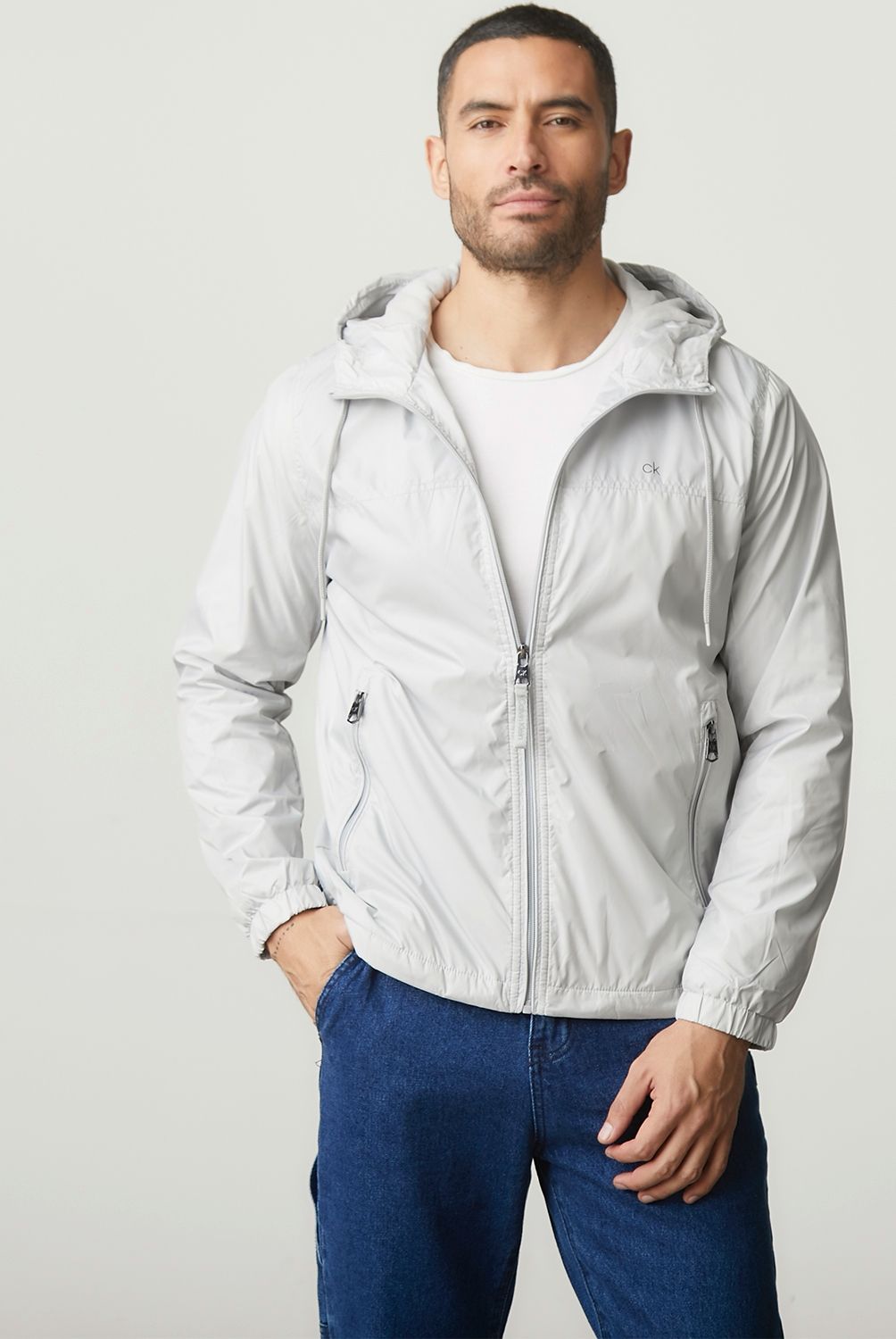 CALVIN KLEIN - Cortaviento Full Zipper Hombre Calvin Klein