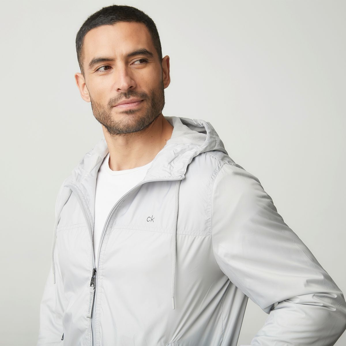 CALVIN KLEIN - Cortaviento Full Zipper Hombre Calvin Klein