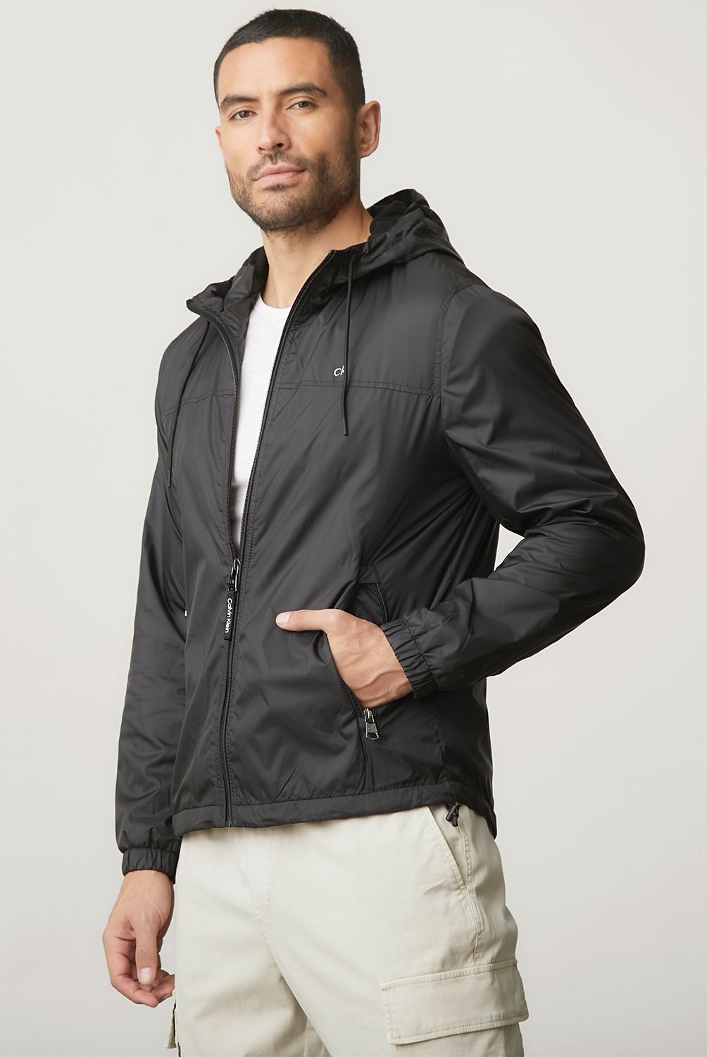 CALVIN KLEIN - Cortaviento Full Zipper Hombre Calvin Klein
