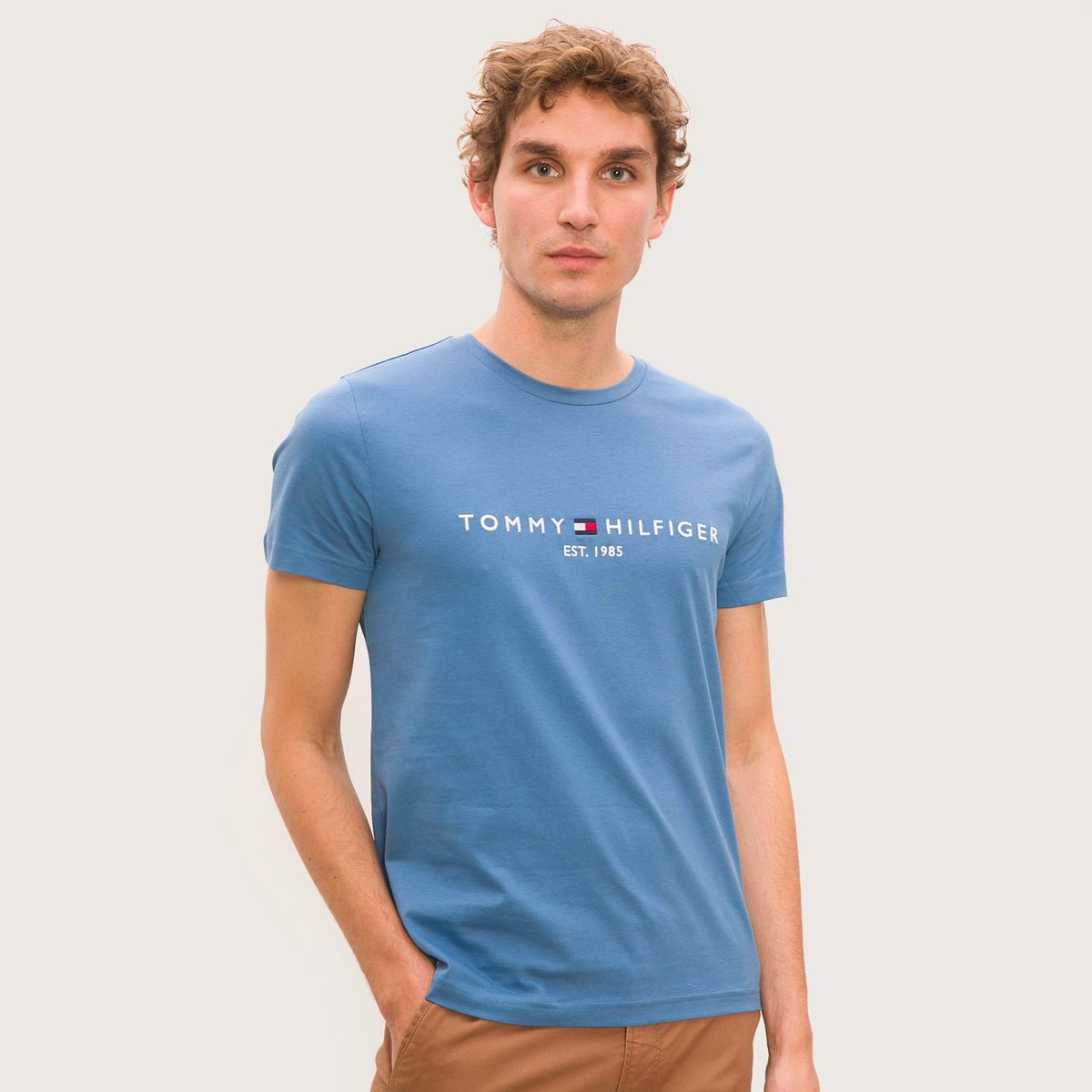 TOMMY HILFIGER - Polera Algodón Orgánico Hombre Tommy Hilfiger