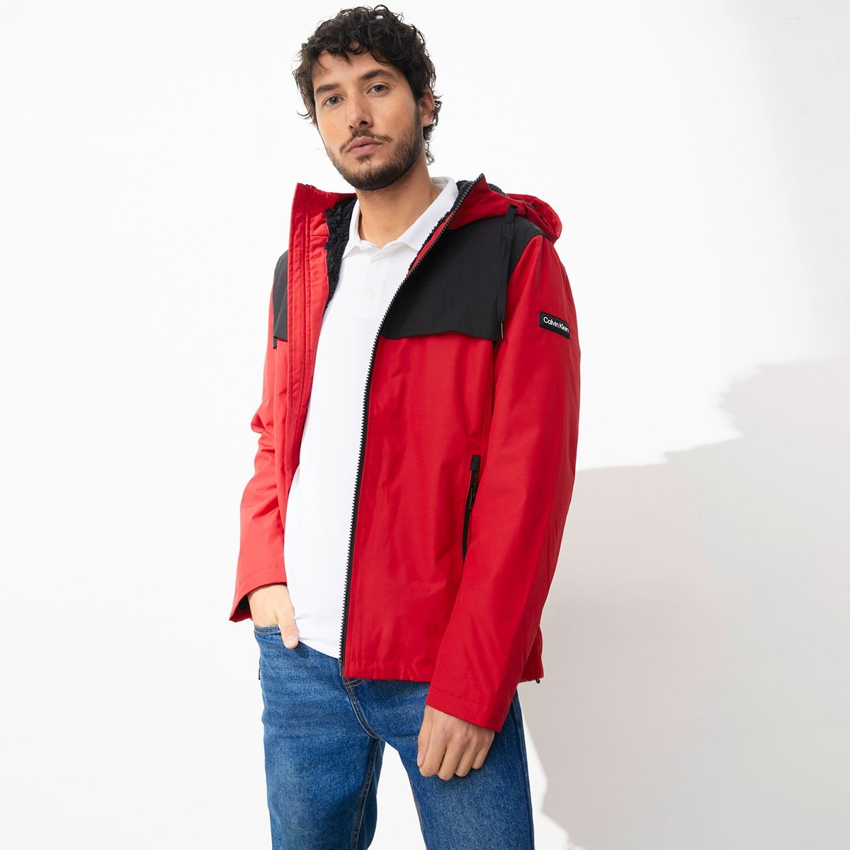 CALVIN KLEIN - Calvin Klein Chaqueta Hombre Con Sherpa Hombre