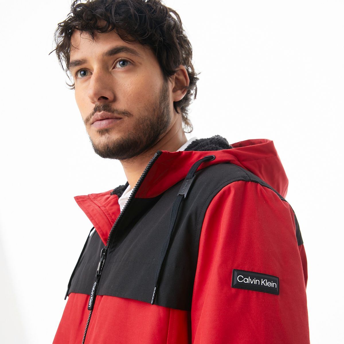 CALVIN KLEIN - Calvin Klein Chaqueta Hombre Con Sherpa Hombre