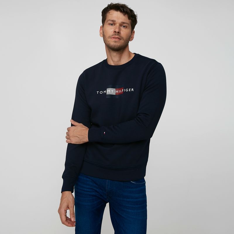 TOMMY HILFIGER - Tommy Hilfiger Polerón Cuello Redondo Hombre