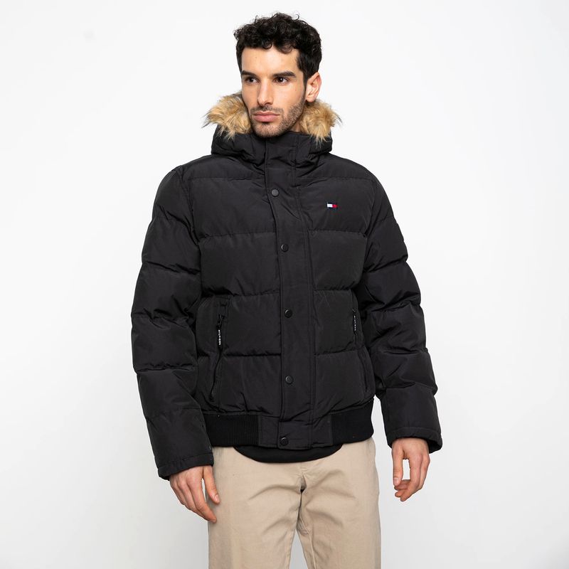 Chaqueta Tommy Hilfiger Pelo De Capucha Capucha Hombre Chaqueta