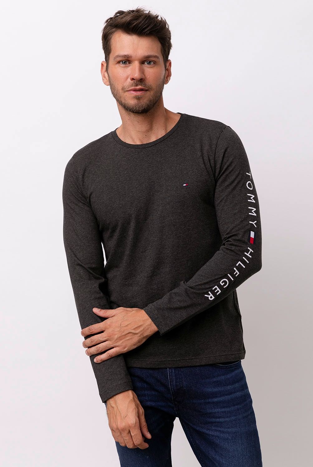 TOMMY HILFIGER - Polera Manga Larga Hombre Tommy Hilfiger