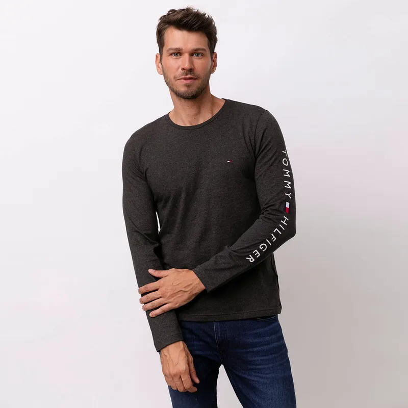 TOMMY HILFIGER - Polera Manga Larga Hombre Tommy Hilfiger