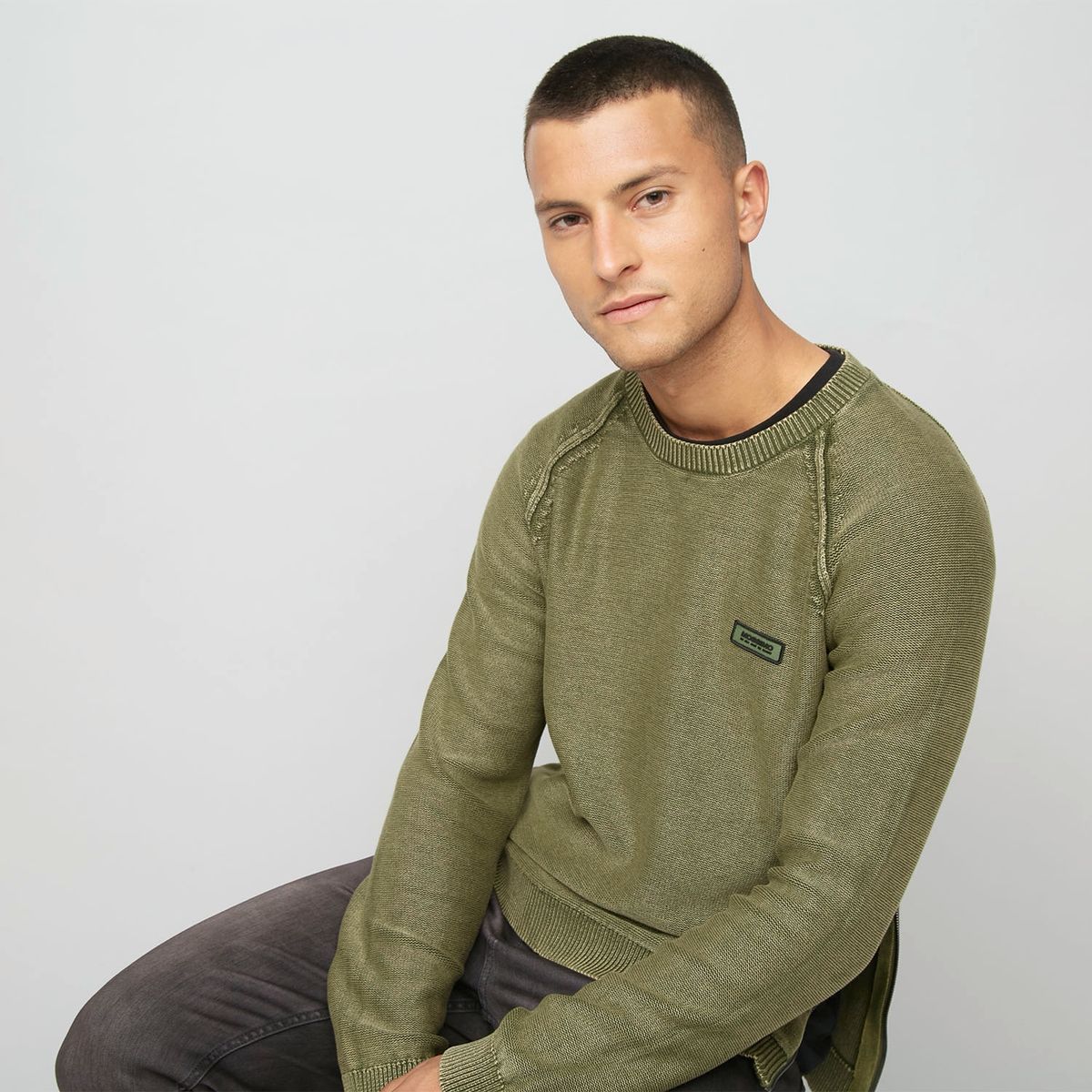 MOSSIMO - Sweater Chaleco Algodón Hombre Mossimo