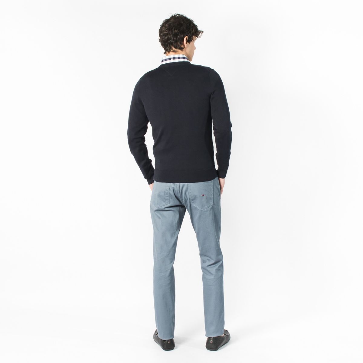 TOMMY HILFIGER - Sweater Cuello V Algodón Hombre Tommy Hilfiger