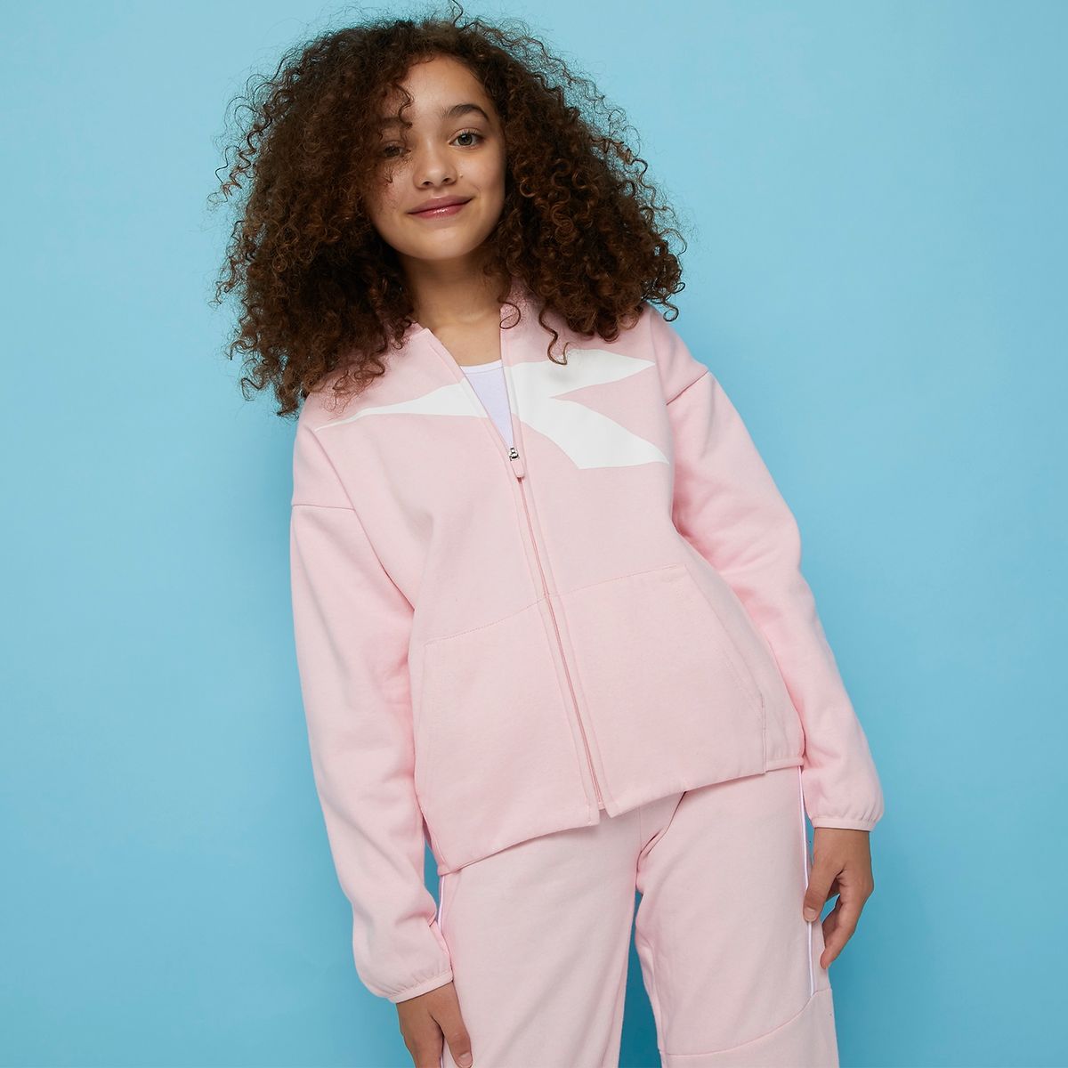 DIADORA - Polerón 1 pieza Algodón Niña