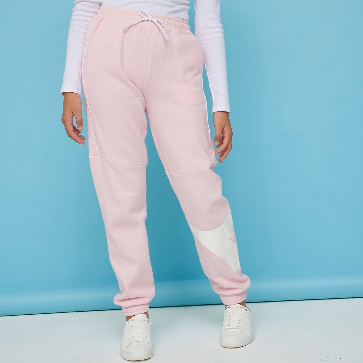 DIADORA - Diadora Pantalón de Buzo Jogger Algodón Niña