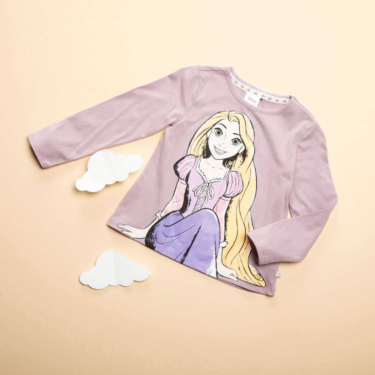 PRINCESAS - Polera Princesas Algodón Niña