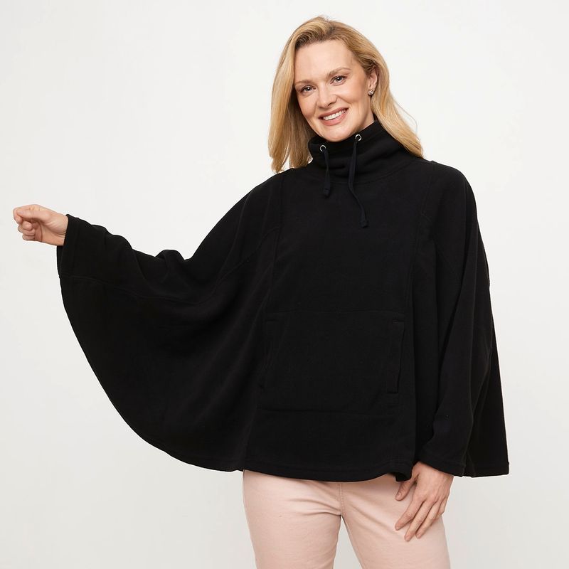NEWPORT - Newport Polerón Poncho Polar Mujer