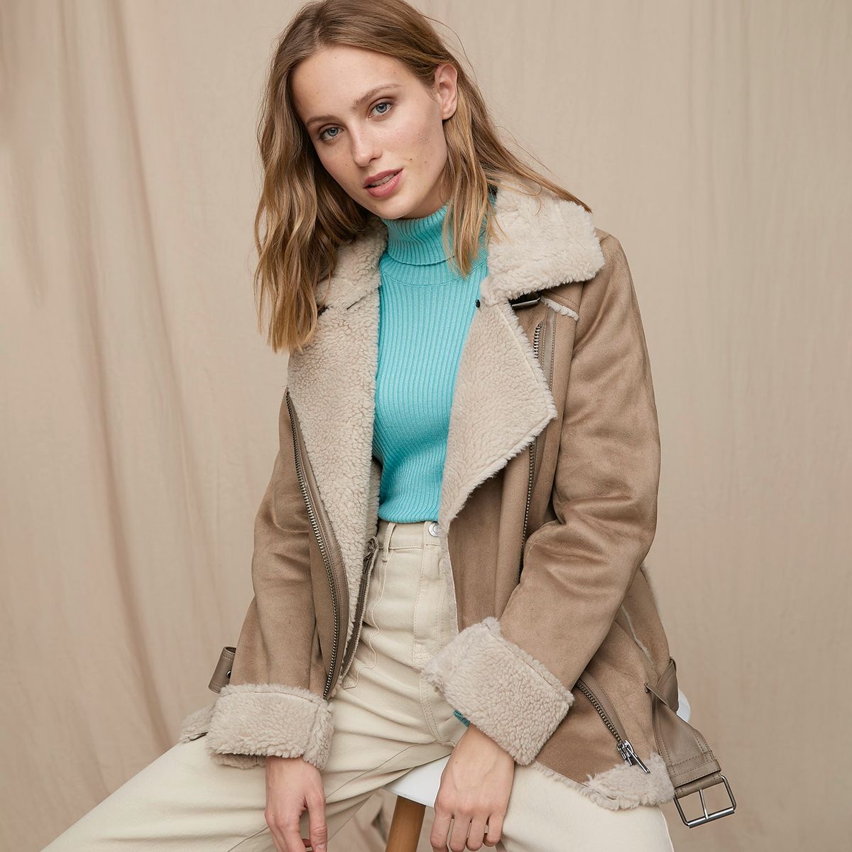 BASEMENT - Chaqueta Bonded Mujer