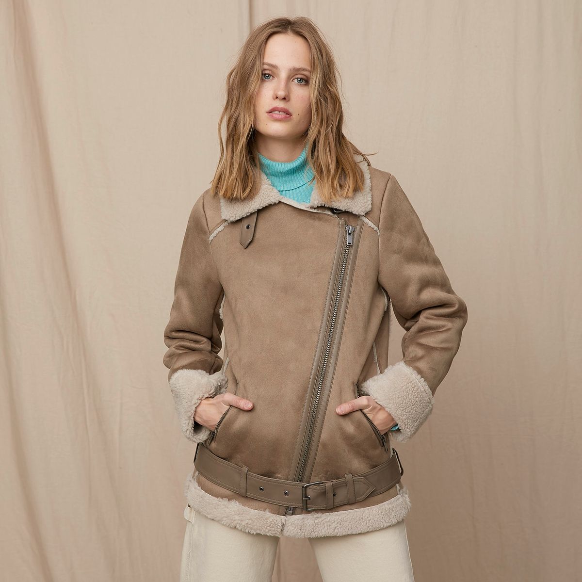 BASEMENT - Chaqueta Bonded Mujer