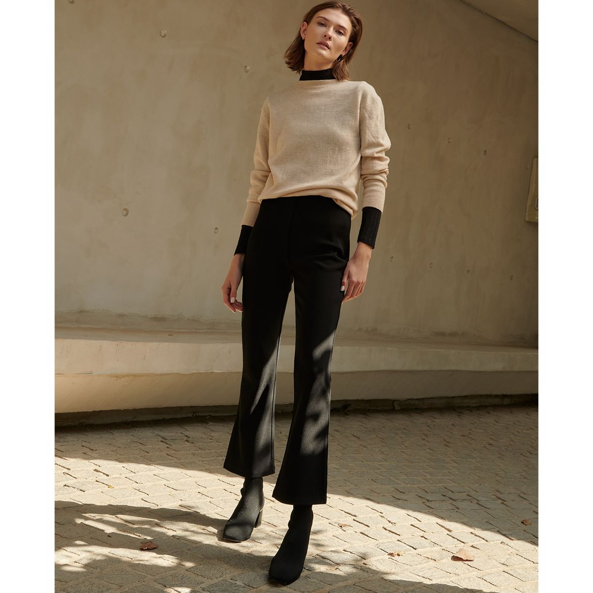 BASEMENT - Basement Pantalón Skinny Tiro Alto Mujer