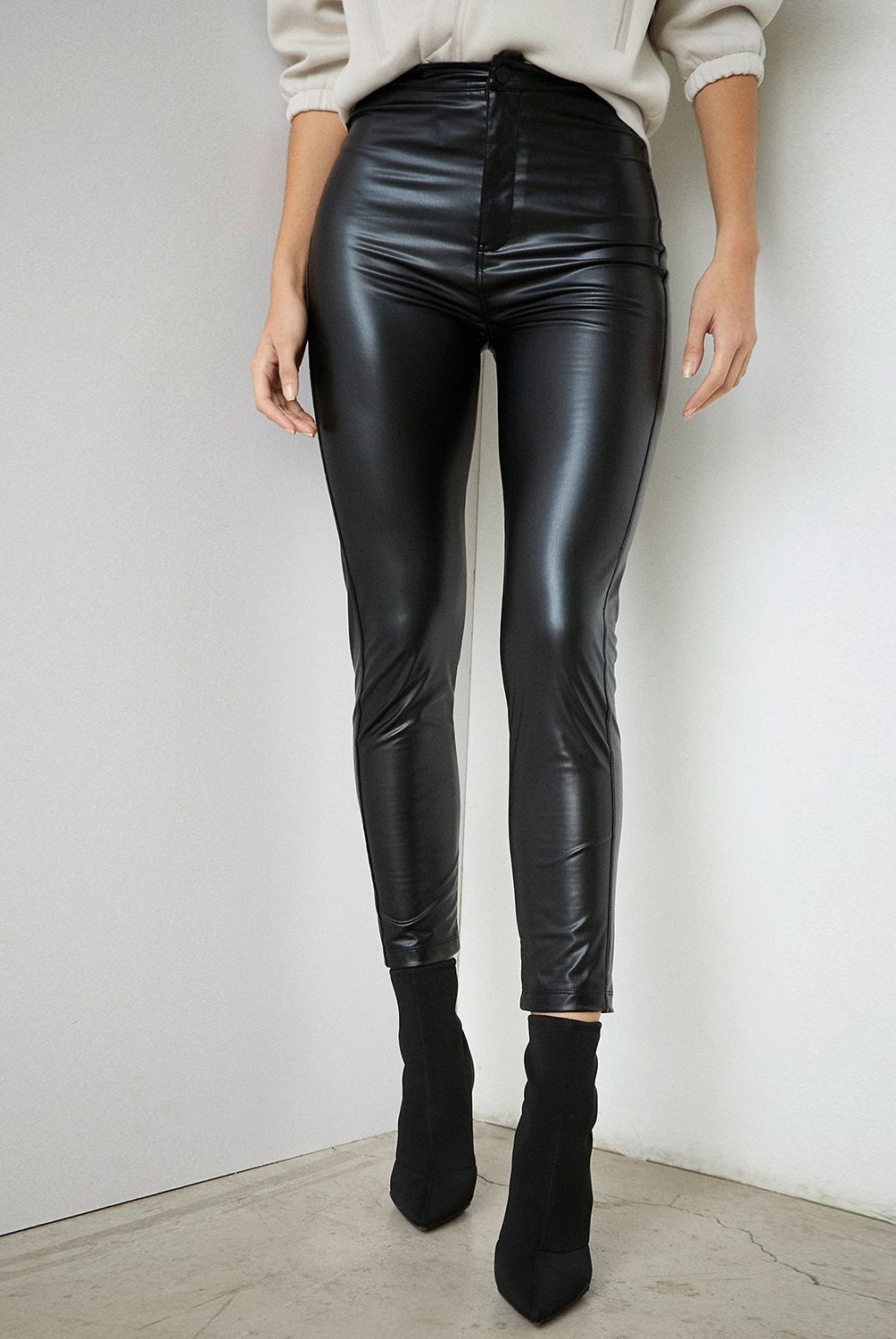 BASEMENT - Basement Pantalón Ecocuero Mujer