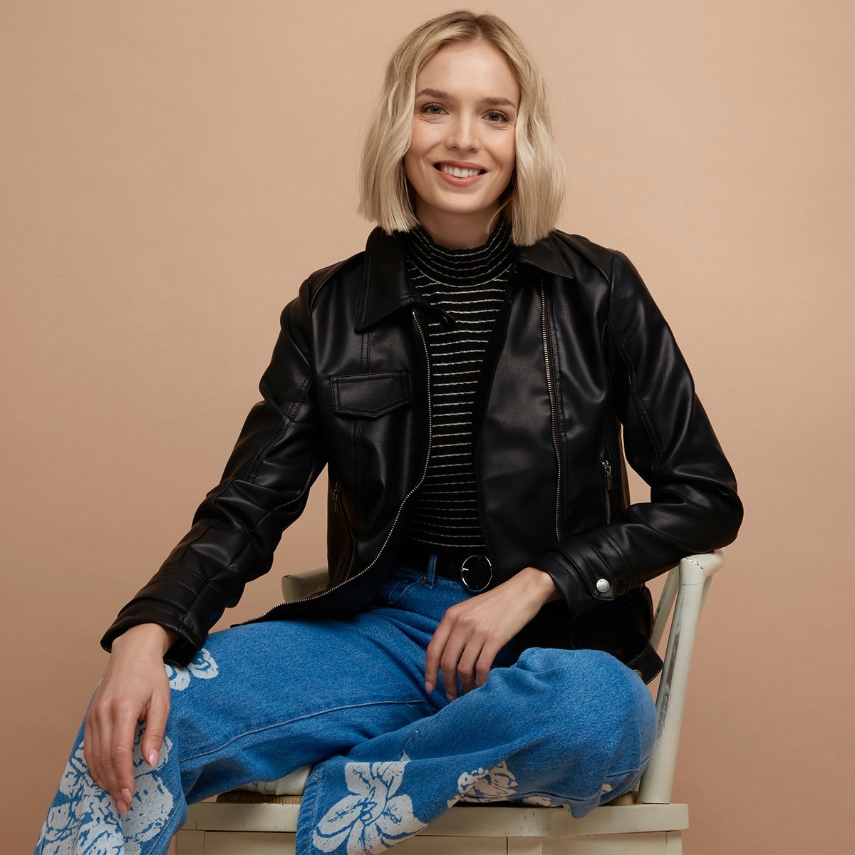 UNIVERSITY CLUB - University Club Chaqueta Ecocuero Mujer