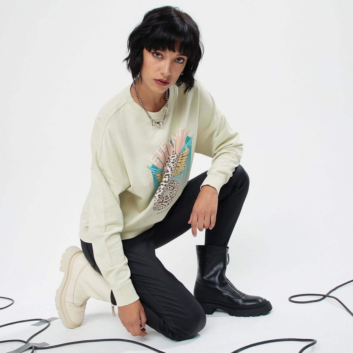 AMERICANINO - Americanino Polerón Estampado Mujer