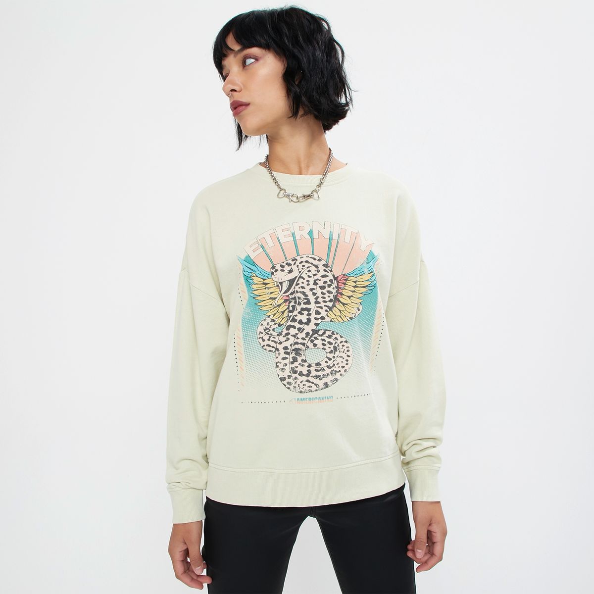 AMERICANINO - Americanino Polerón Estampado Mujer