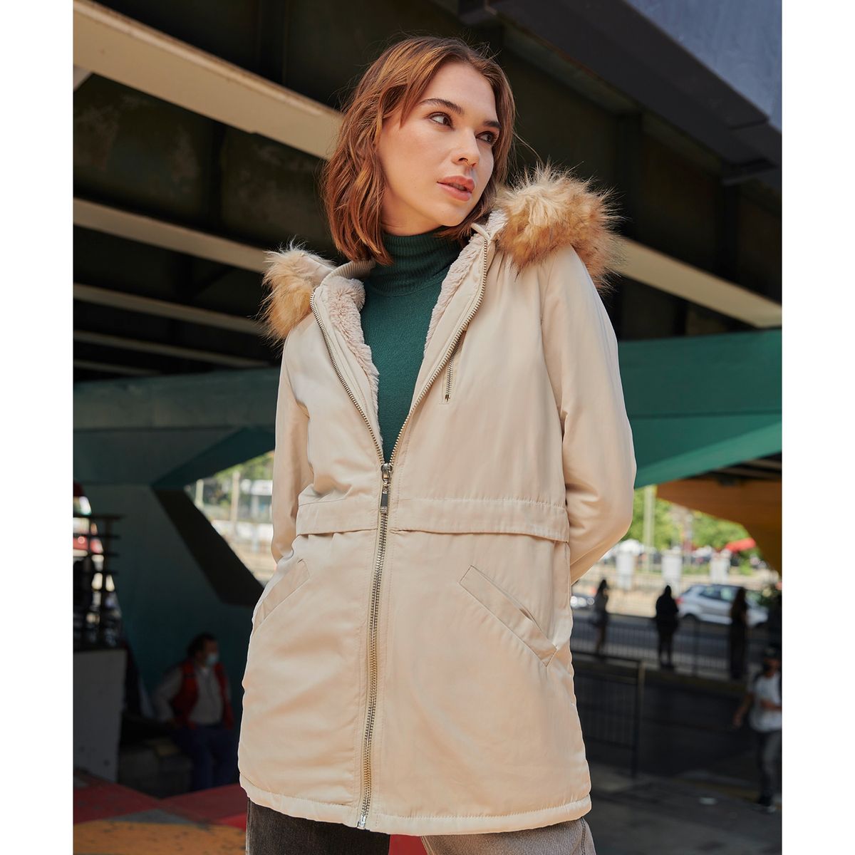 AMERICANINO - Americanino Parka Gorro Pelo Desmontable Mujer