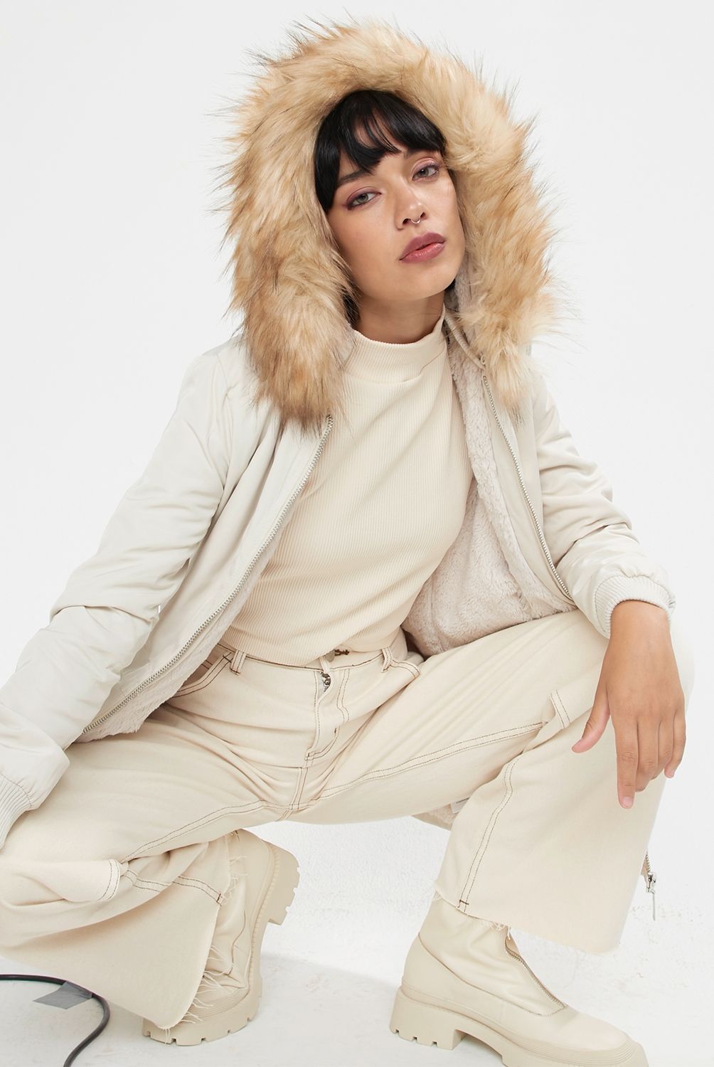 AMERICANINO - Americanino Parka Gorro Pelo Desmontable Mujer