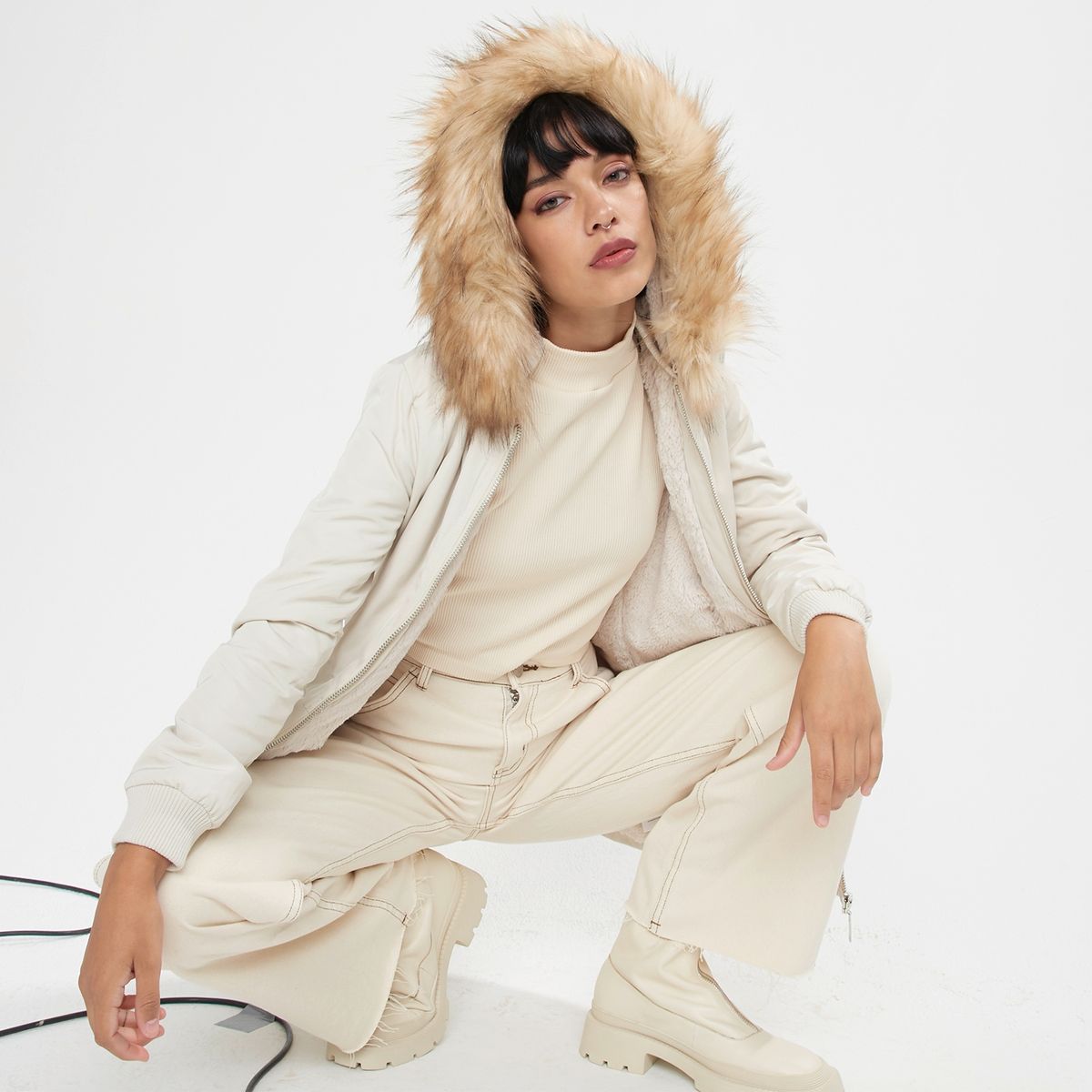 AMERICANINO - Americanino Parka Gorro Pelo Desmontable Mujer