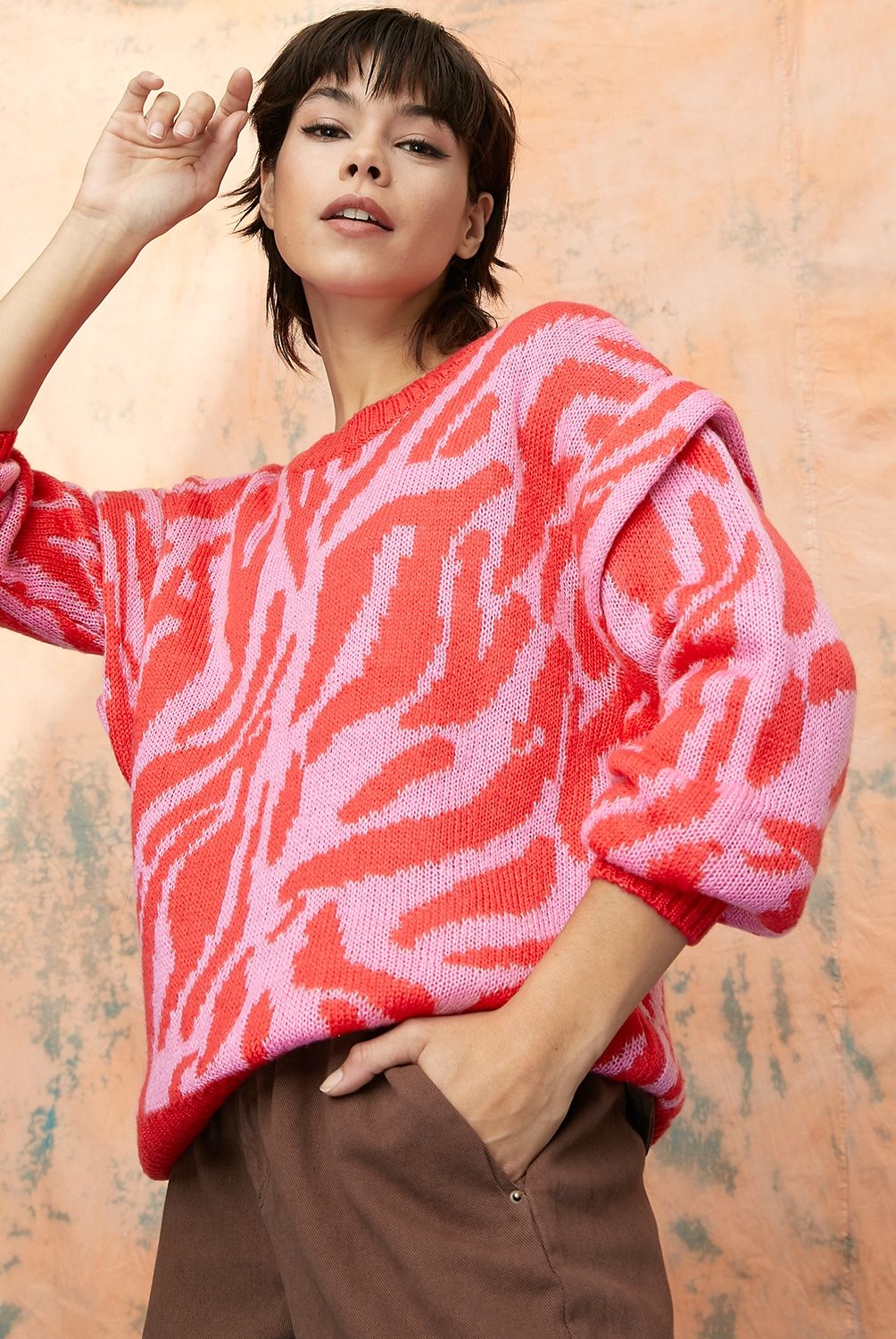 AMERICANINO - Americanino Sweater Animal Print Mujer