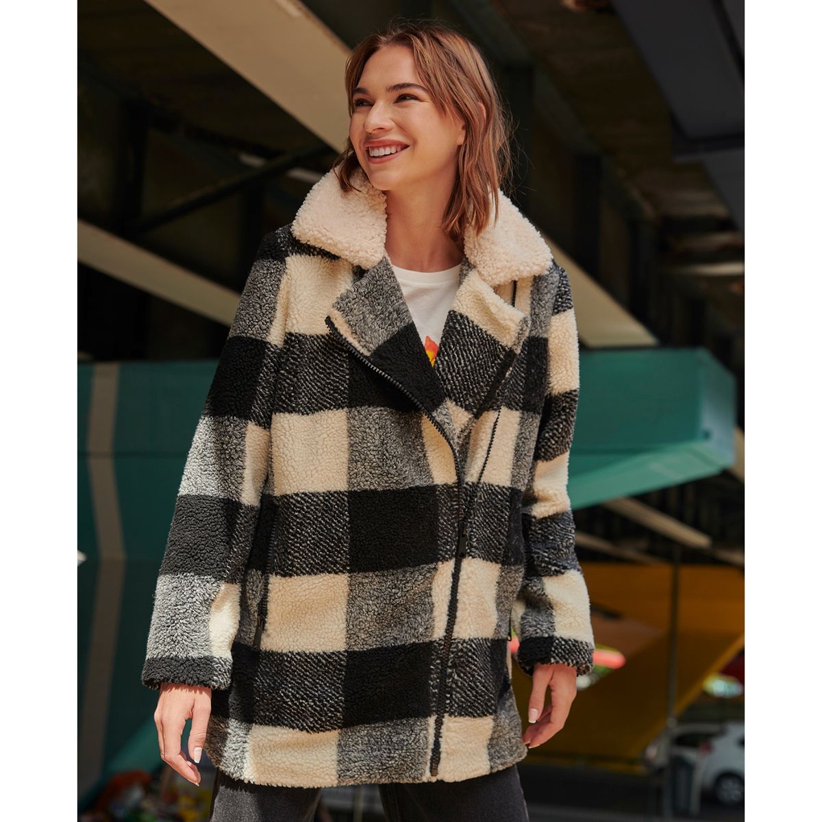 AMERICANINO - Chaqueta Cuello Chiporro Mujer