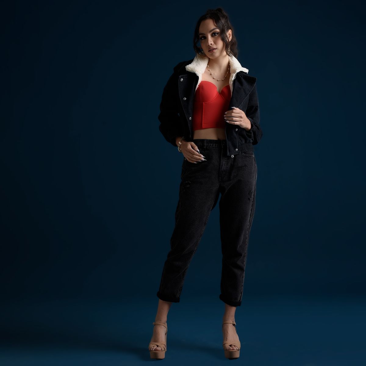 DAHLA - Chaqueta de Jeans Mujer