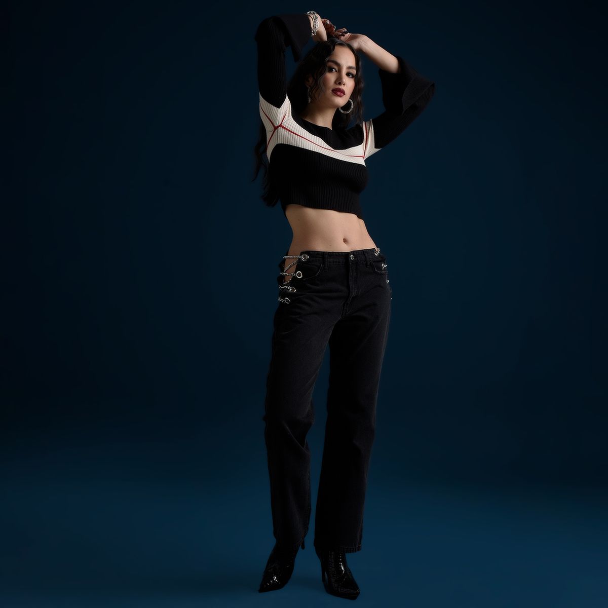 DAHLA - Dahla Jeans Mom Tiro Medio Algodón Mujer