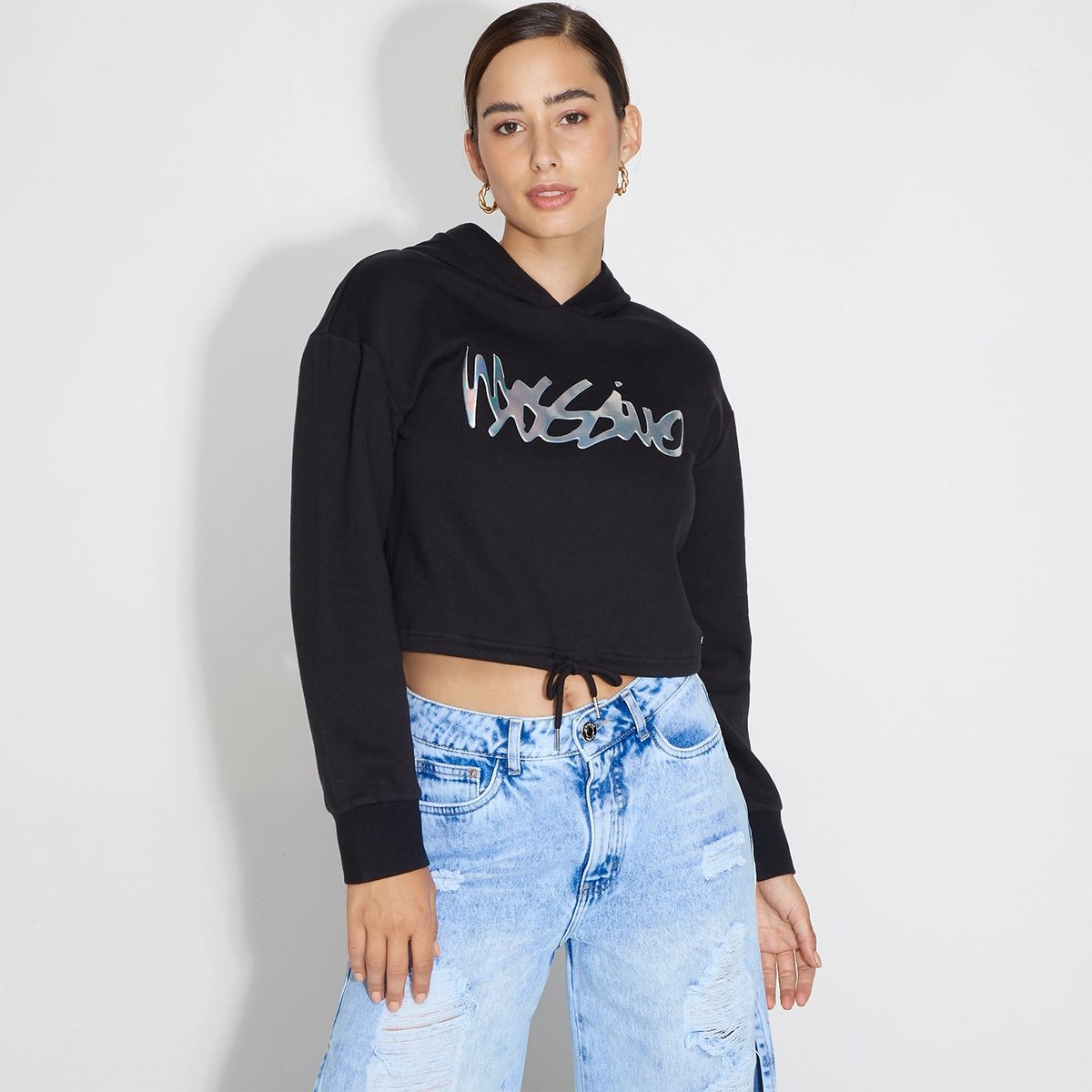 MOSSIMO - Polerón Logo Mujer Mossimo