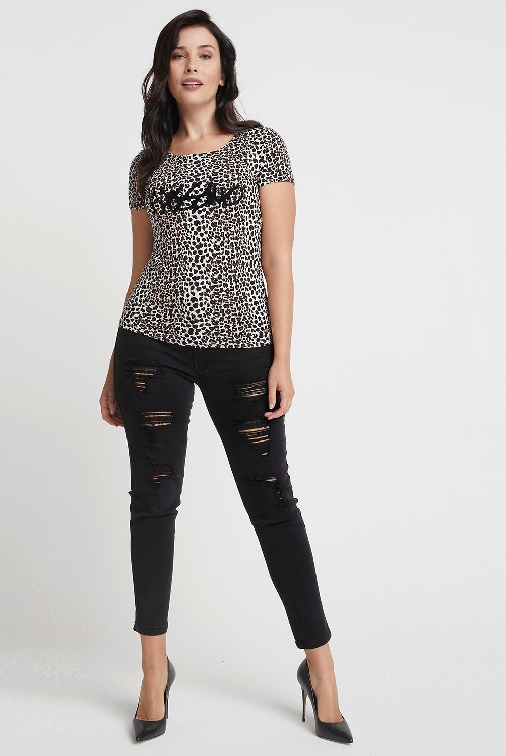 MOSSIMO - Mossimo Polera Manga Corta Mujer