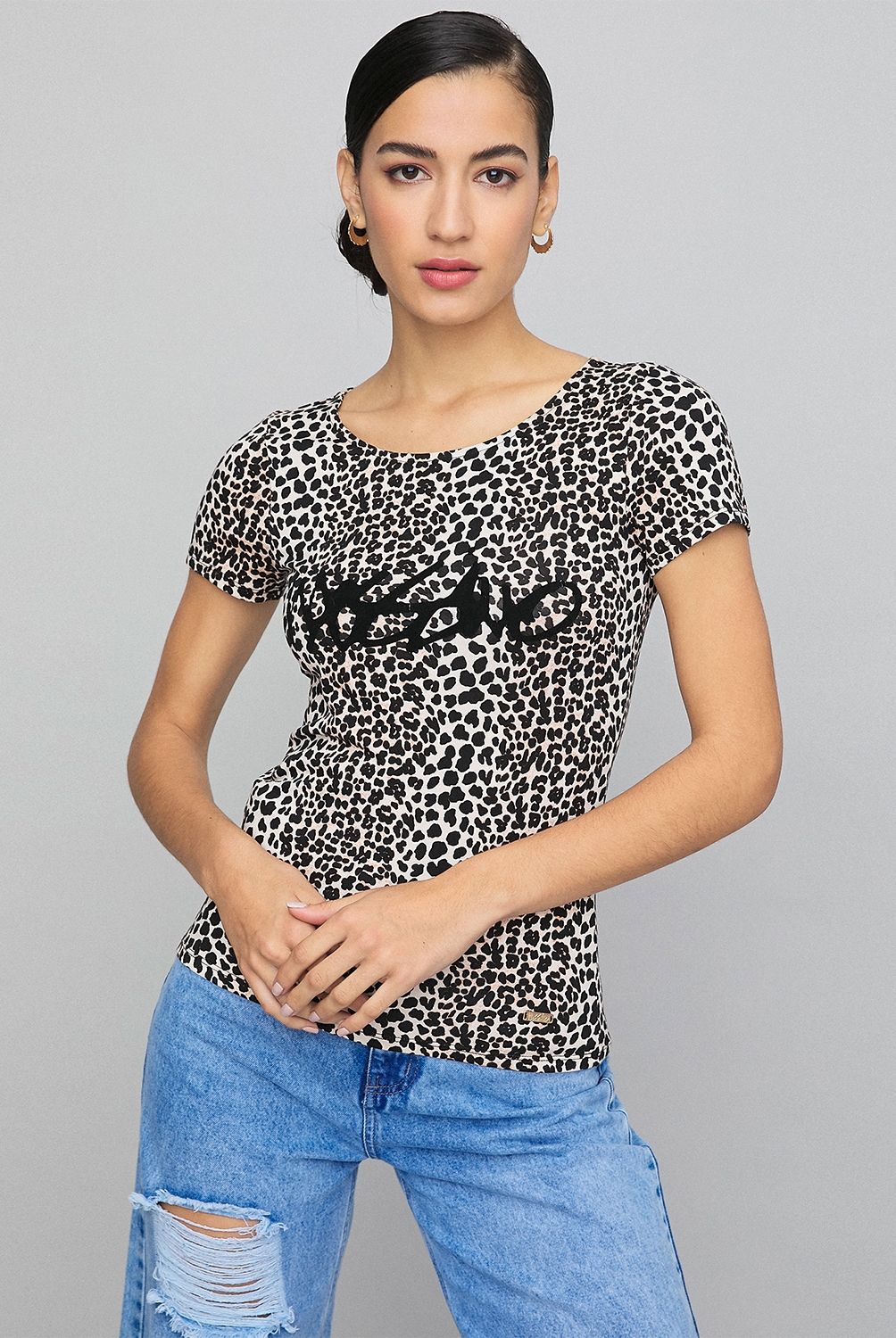 MOSSIMO - Mossimo Polera Manga Corta Mujer