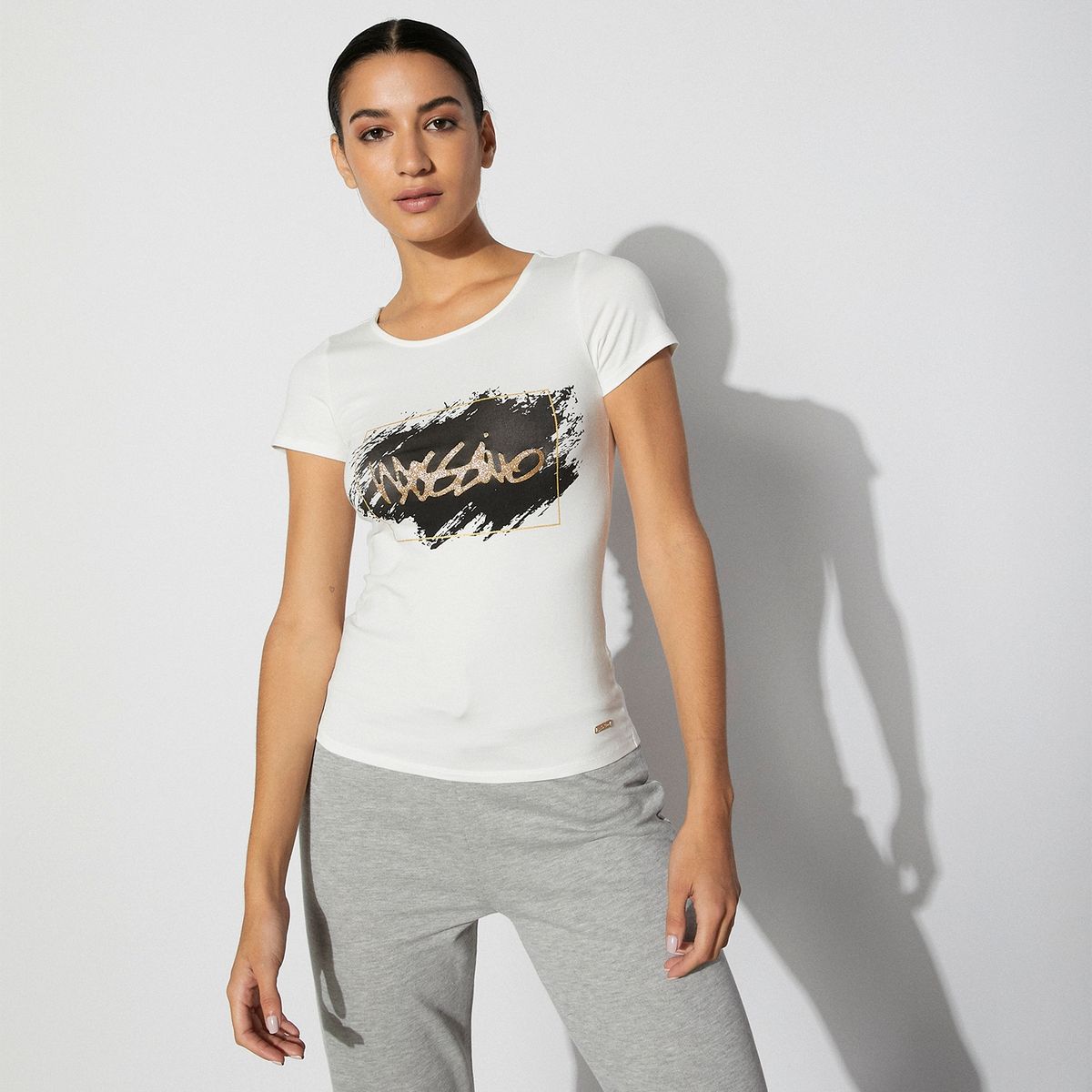 MOSSIMO - Mossimo Polera Manga Corta Mujer