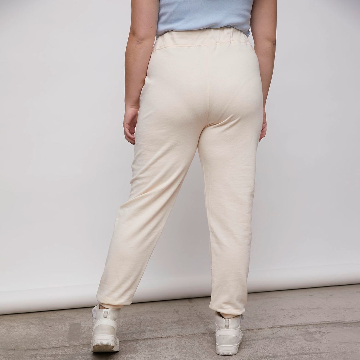 SYBILLA - Sybilla Pantalón De Buzo Jogger Tiro Medio Algodón Mujer