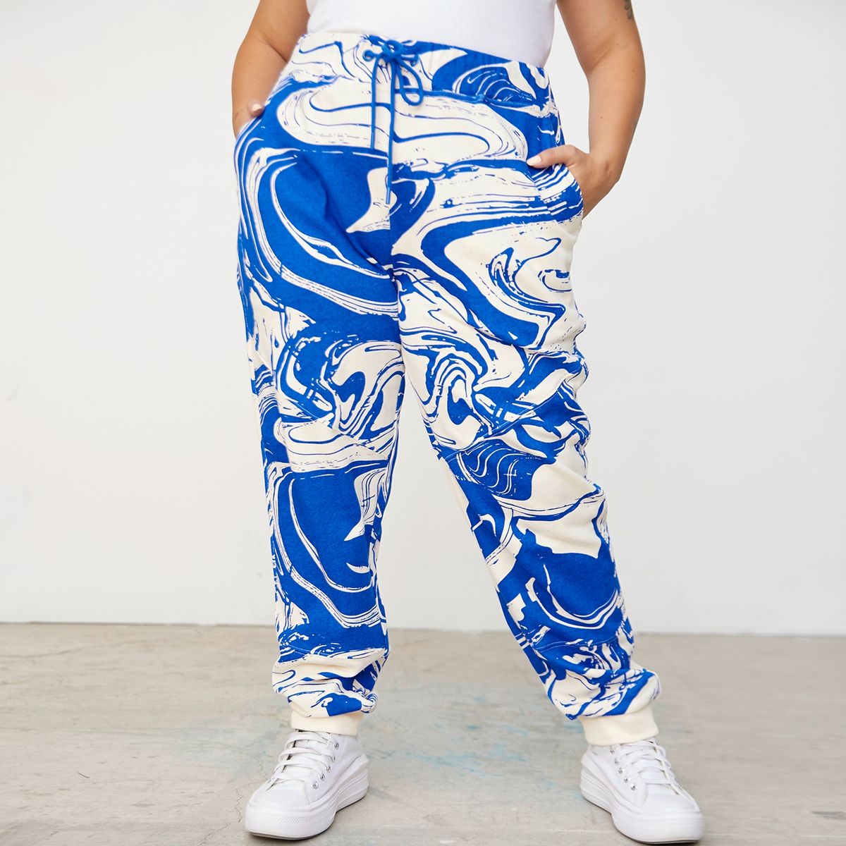 SYBILLA - Sybilla Pantalón De Buzo Jogger Tiro Medio Algodón Mujer