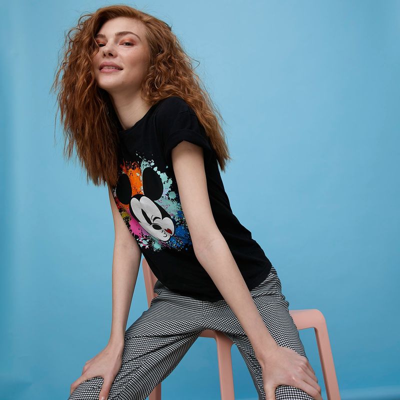 SYBILLA - Sybilla Polera Manga Corta Disney Mujer