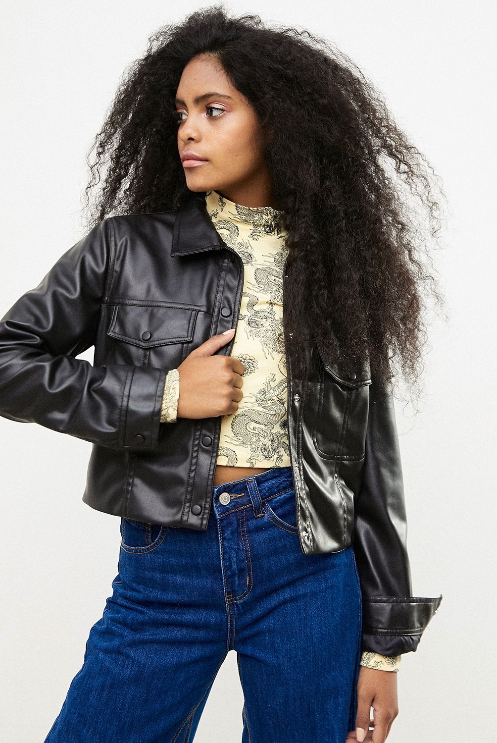 SYBILLA - Sybilla Chaqueta Ecocuero Mujer