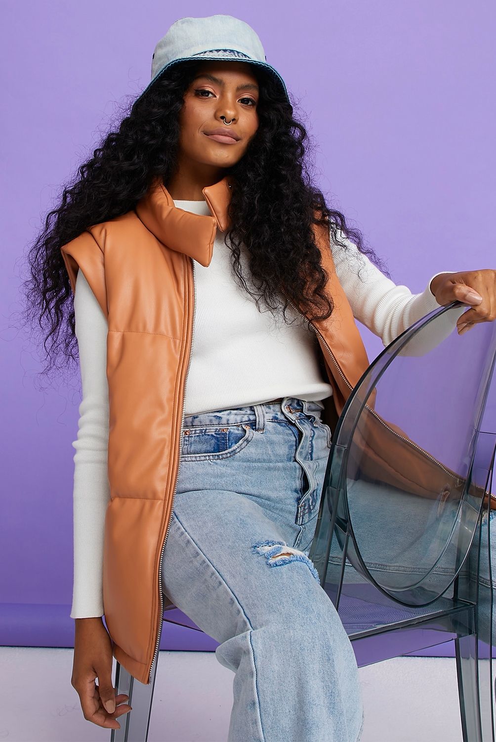 SYBILLA - Sybilla Chaqueta Ecocuero Mujer