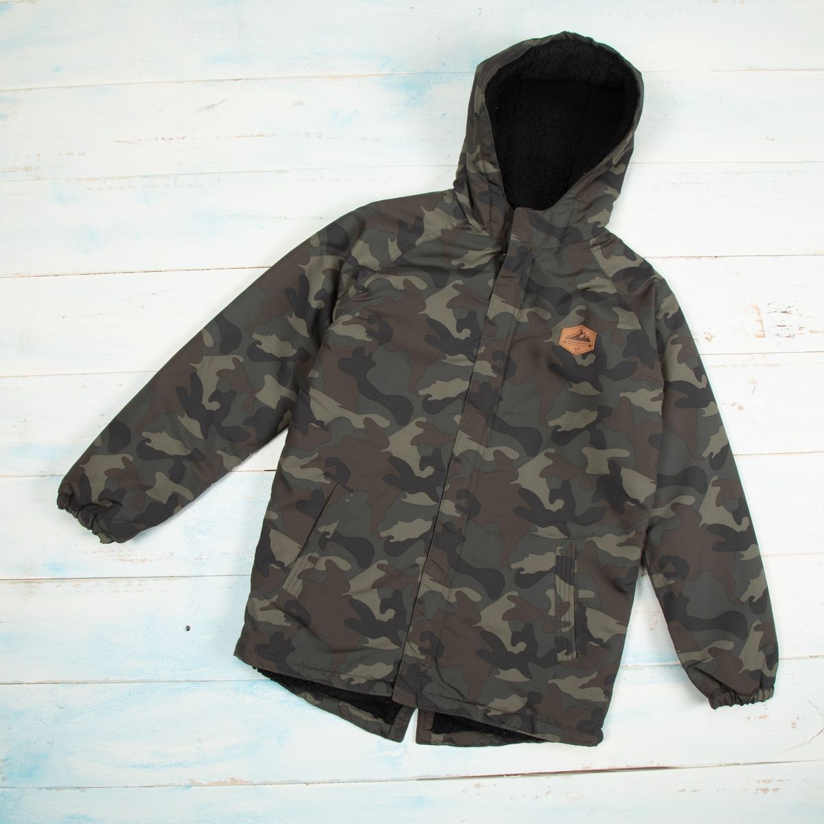 FEDERATION - Abrigo Con Capucha Interior Peludo Niño